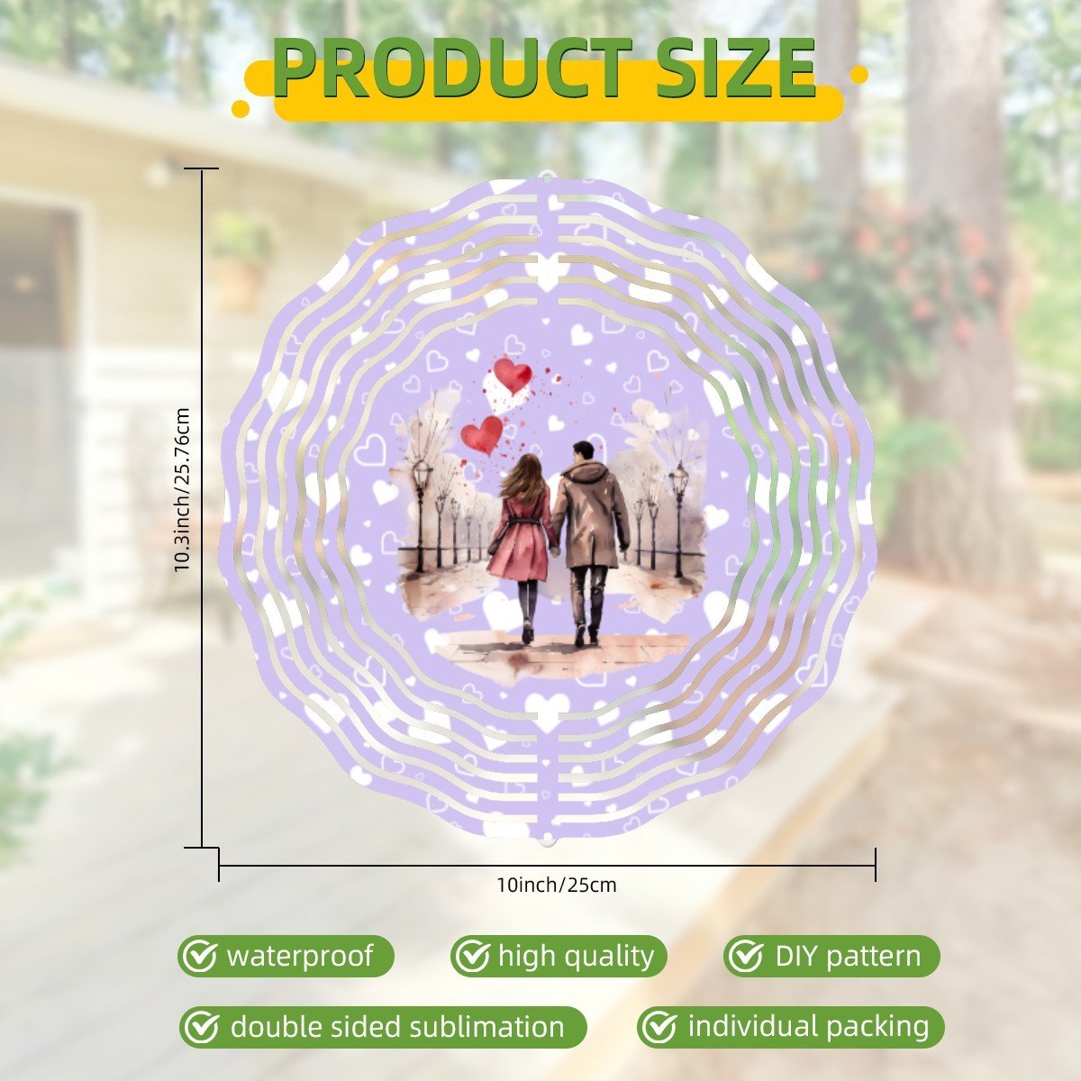 Artistic Mandala Wind Chime | 3D Rotating Snowflake Decor | BuyEcEc - Pendants & Ornaments - BuyEcEc