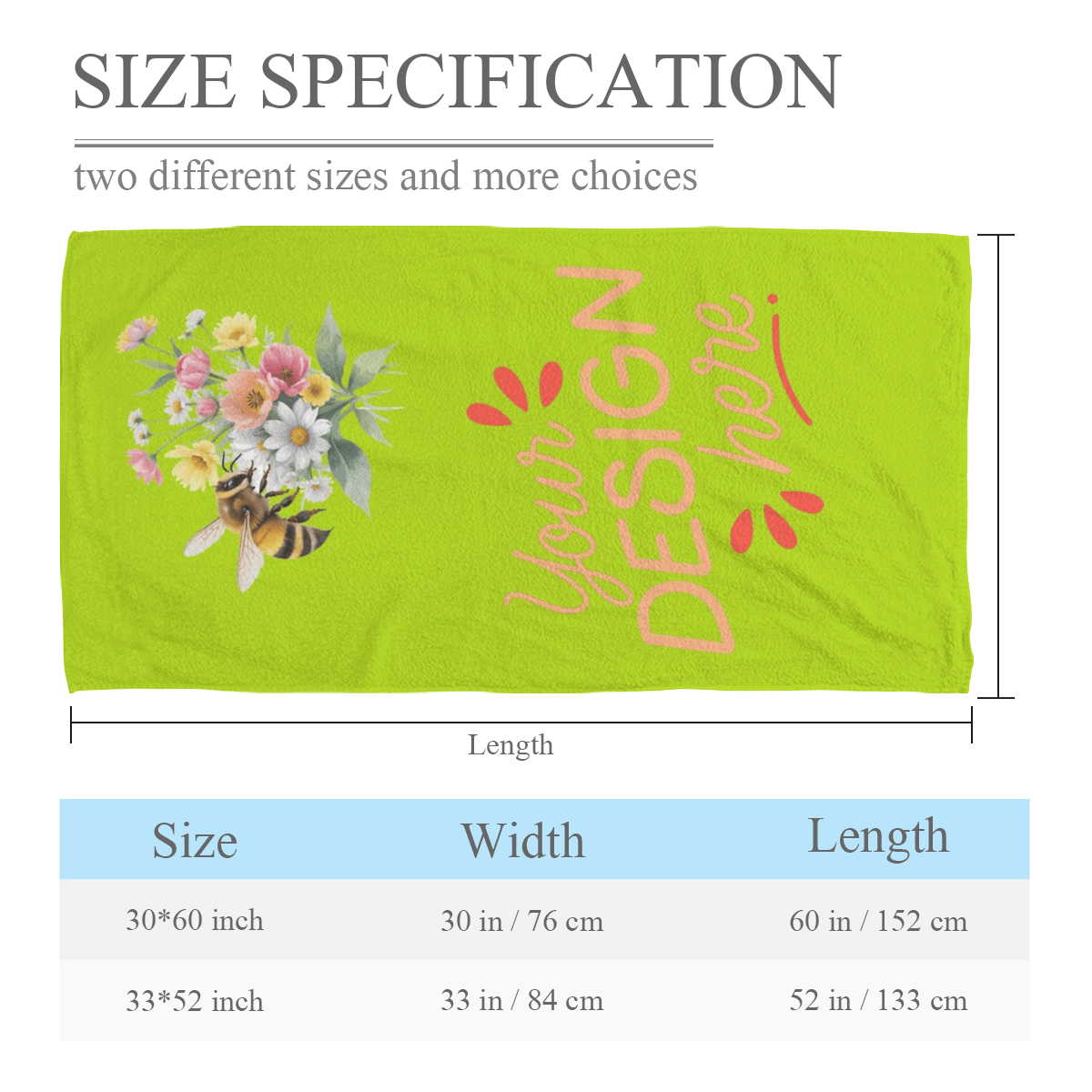 Beach Towel Microfiber Heat Transfer - BuyEcEc