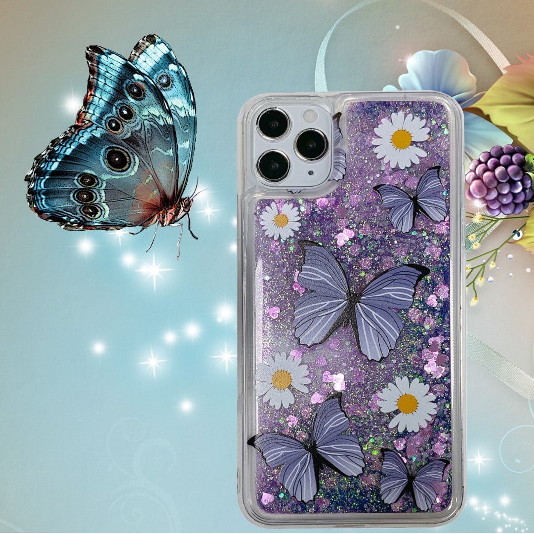 Butterflies in flowing sand phone case cover - iphoneCases - BuyEcEc