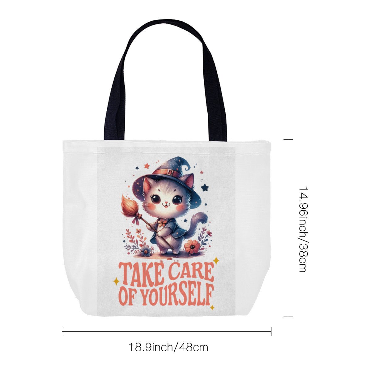 Canvas Tote Bag - Take Care of Yourself - Totebags - BuyEcEc