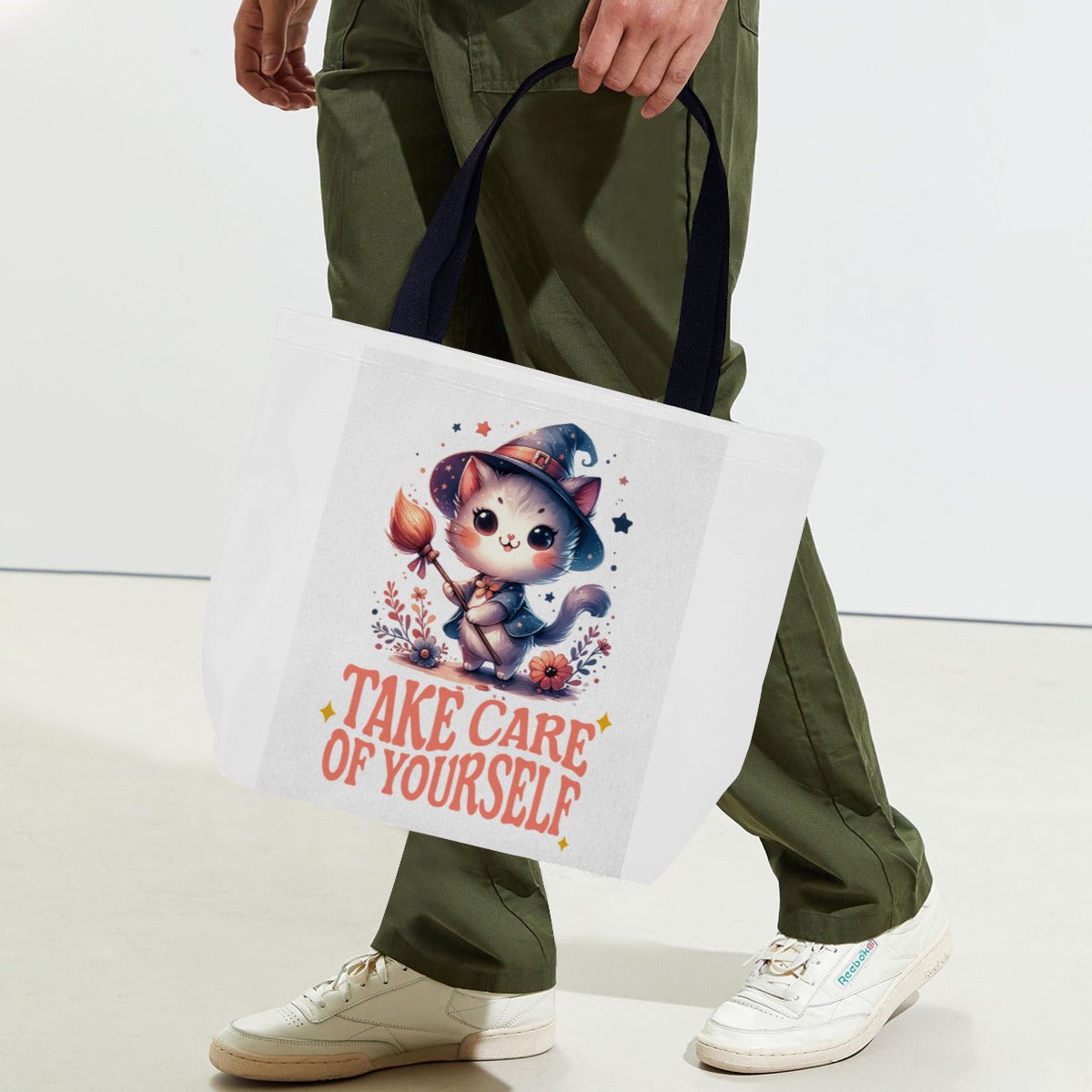 Canvas Tote Bag - Take Care of Yourself - Totebags - BuyEcEc
