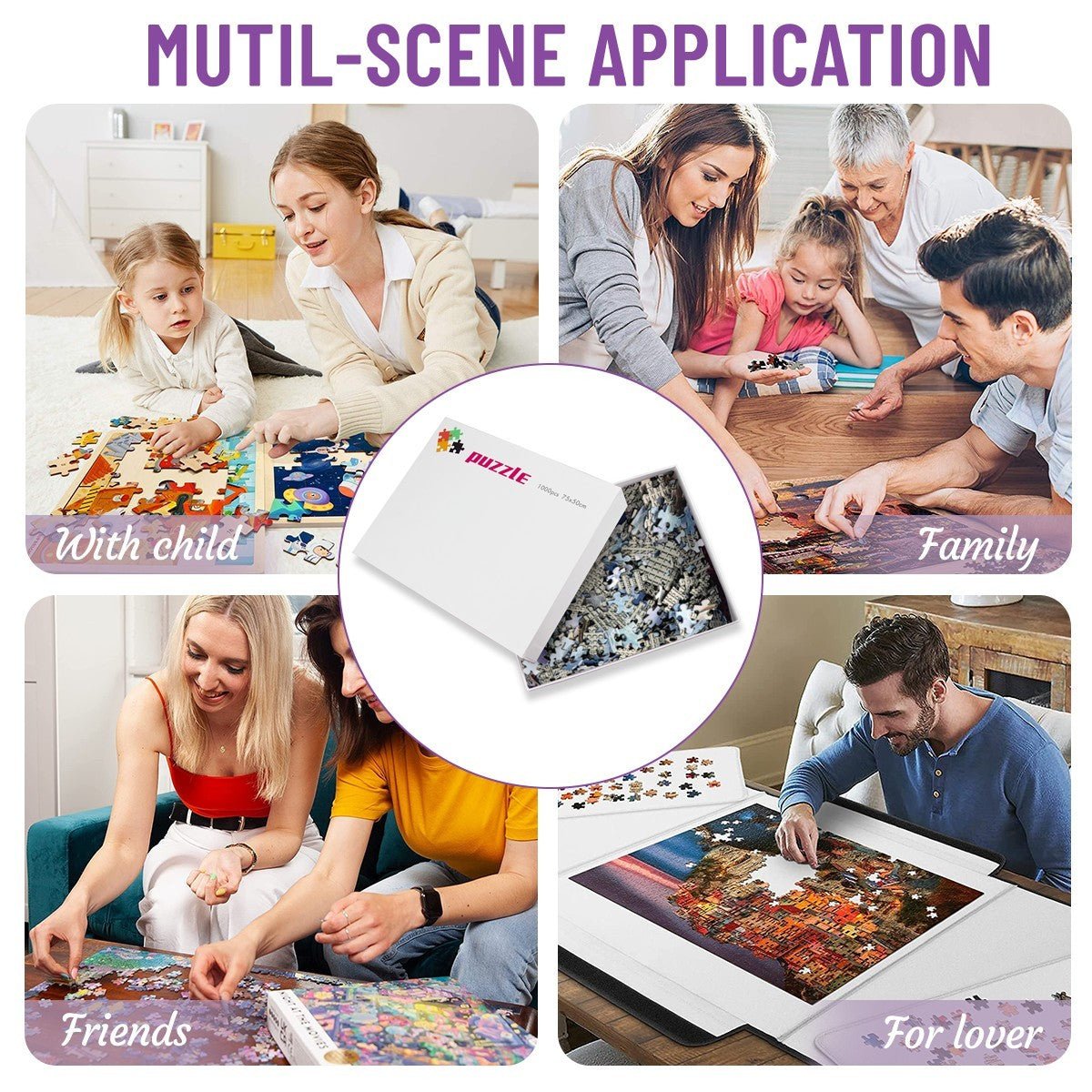Custom Photo Puzzle | Personalized Jigsaw Puzzle Gift for Couples - Jigsaw Puzzle - BuyEcEc