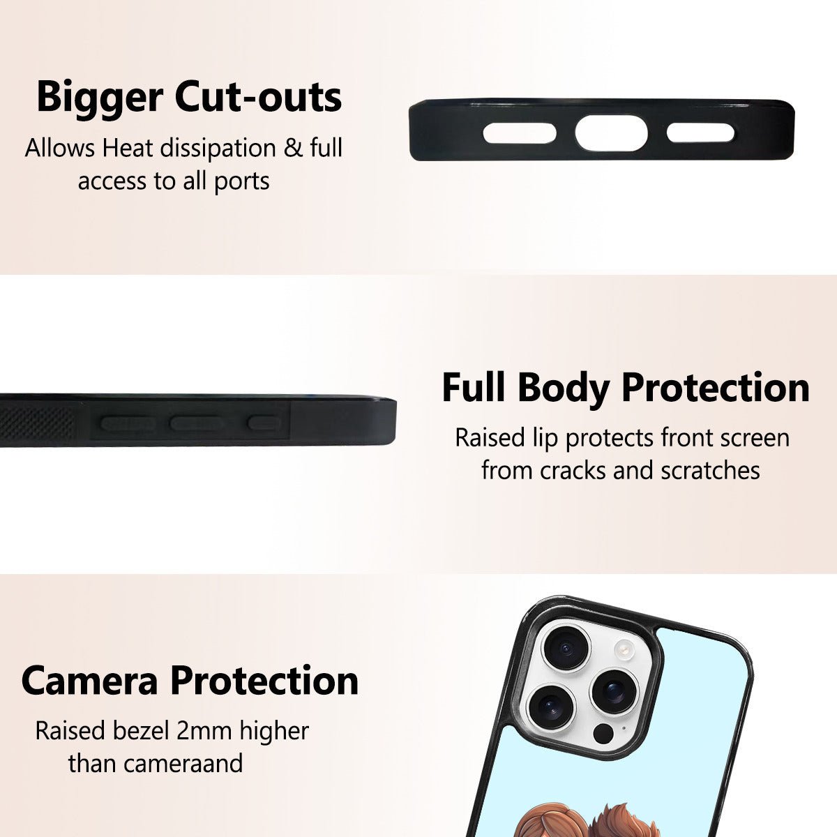 iPhone 16 Pro Wedding Gift: Unique Mirror Case with Personalized Text - iphoneCases - BuyEcEc