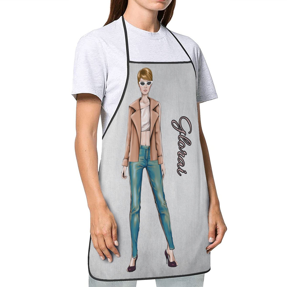 Personalized Fashion Lady Apron - aprons - BuyEcEc