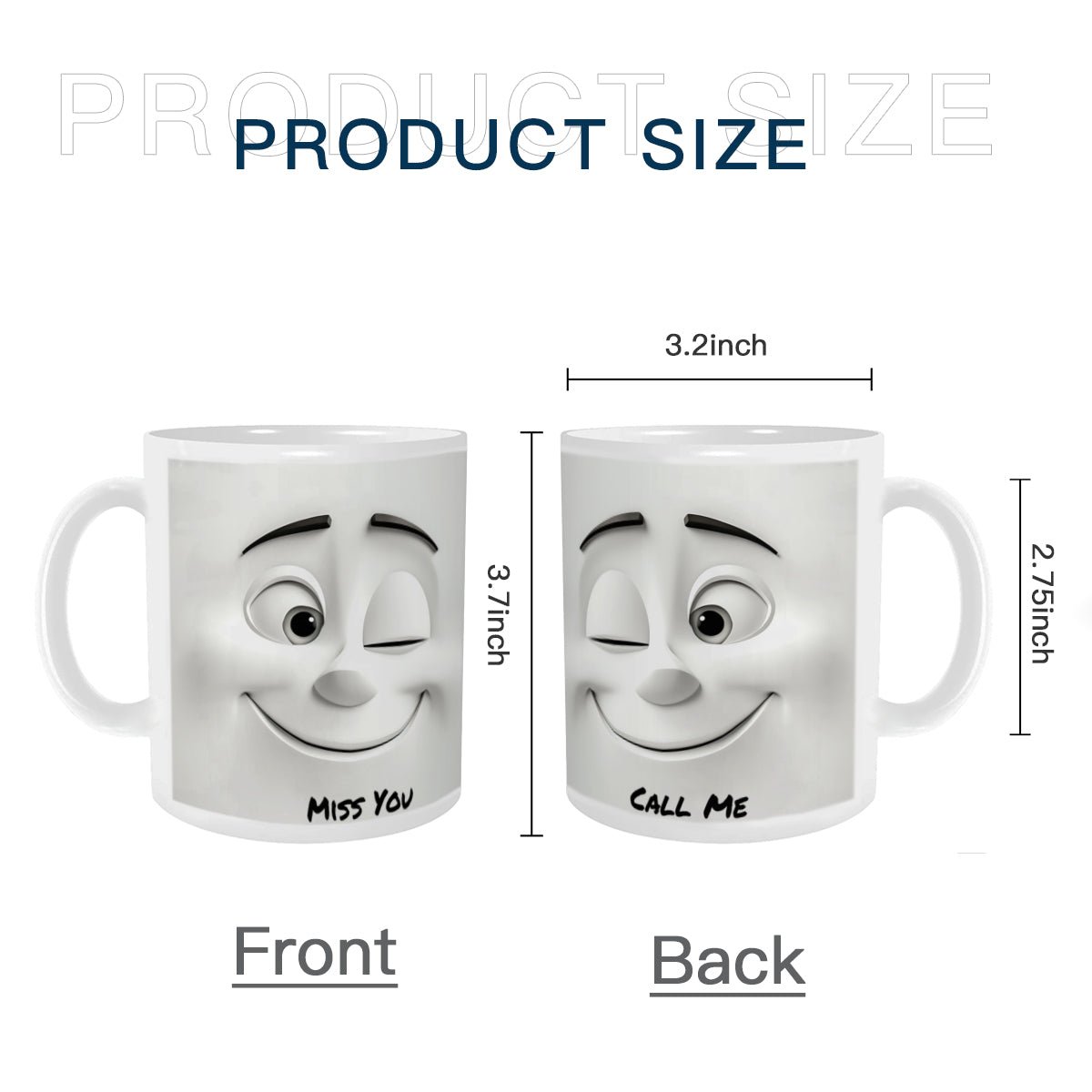 Personalized Funny Expressions 11 Oz Mug - mugs - BuyEcEc