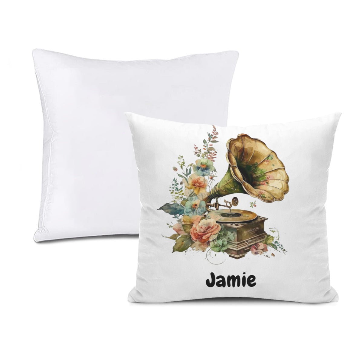 Personalized Music Instrument 2 - Sided Print Pillowcase (Insert Included) - ThrowPillows - BuyEcEc