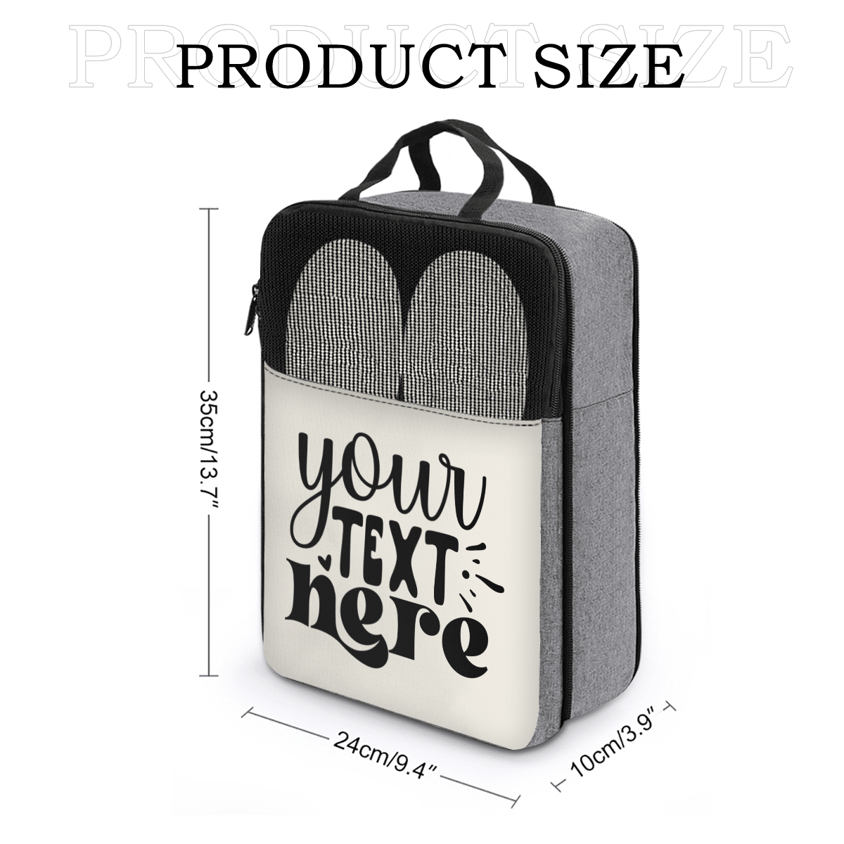 Travel Shoe Bag – Custom Text - Storage - BuyEcEc