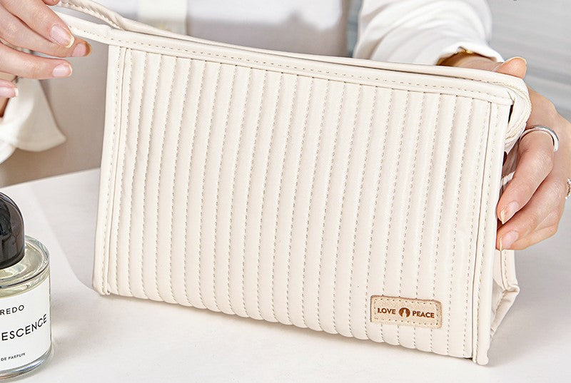 Stylish Waterproof Portable Travel Toiletry Striped Cosmetic Bag 067-AA1-0005