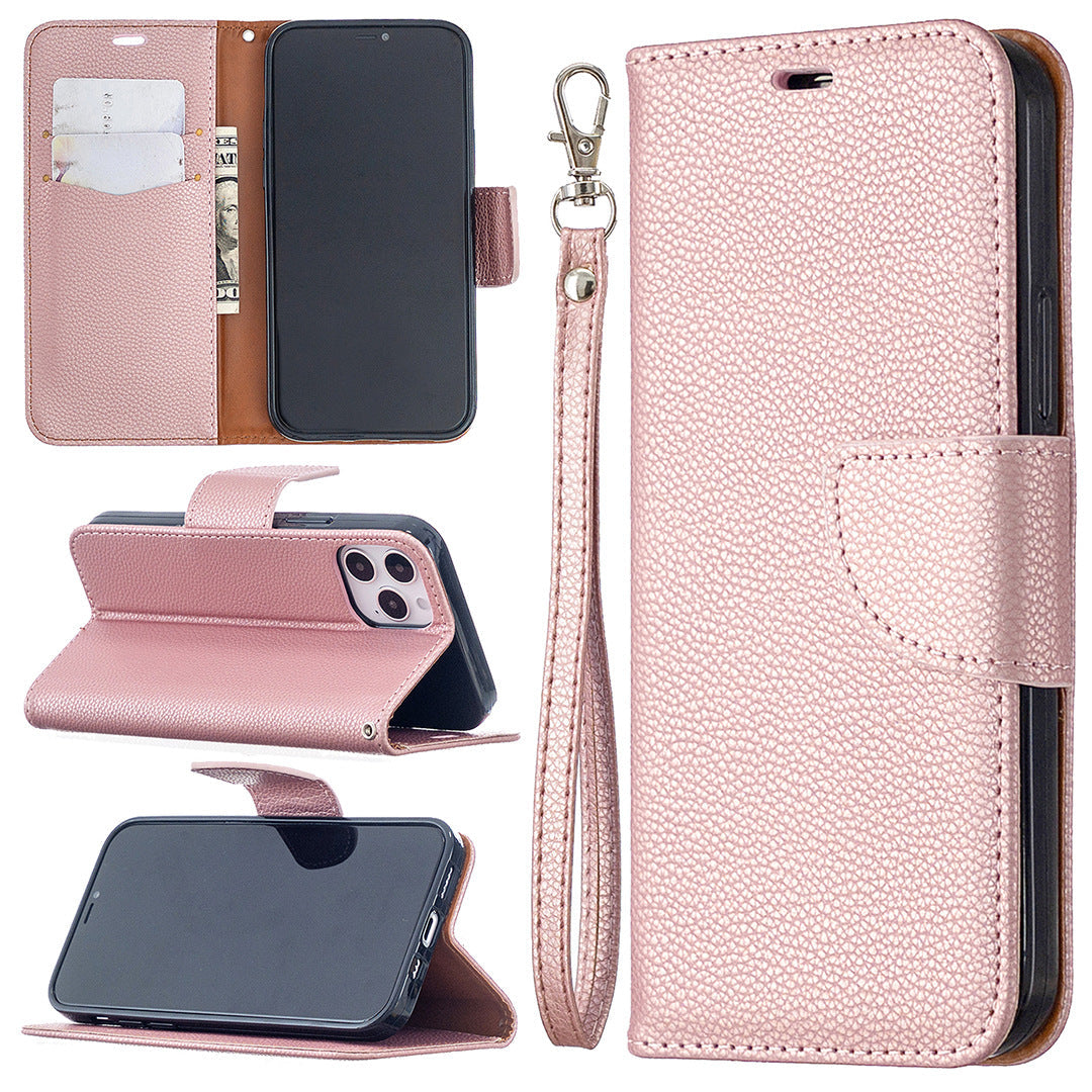PU Leather Flip Wallet with Lanyard Phone Case | iPhone 11 12 13 Pro Max Mini | iPhone X Xs Max Xr | iPhone 7 8 Plus Se 2020 070-QB1379670