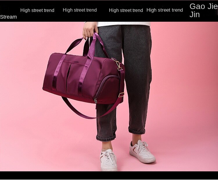 Dry Separated Gym Bag Waterproof Travel Bag with Shoes Compartment Sport Bag for Workout Travel Sports Yoga 067-AB0-0002