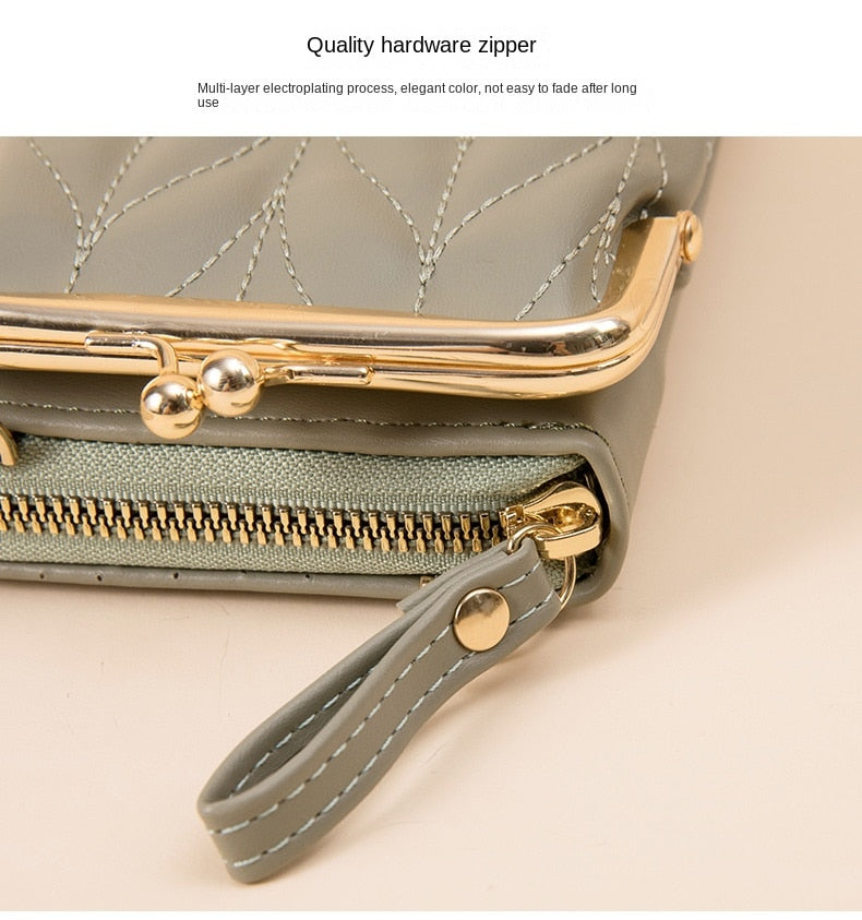 Crossbody Bags Mobile Phone Wallet Bags, Mini Shoulder Bag with Strap & Card Slots for Women Girl ,Green 067-AA3-0018