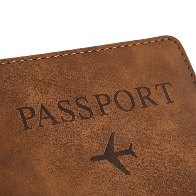 RFID Blocking Passport Holder with Elastic Band Wallet Compact ID Organizer Multifunctional Document Woman Banknotes Case 070-AA3-0003