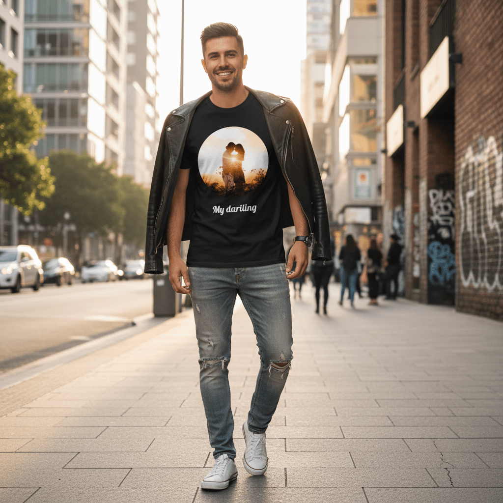 Men 180g Cotton T-Shirt - BuyEcEc