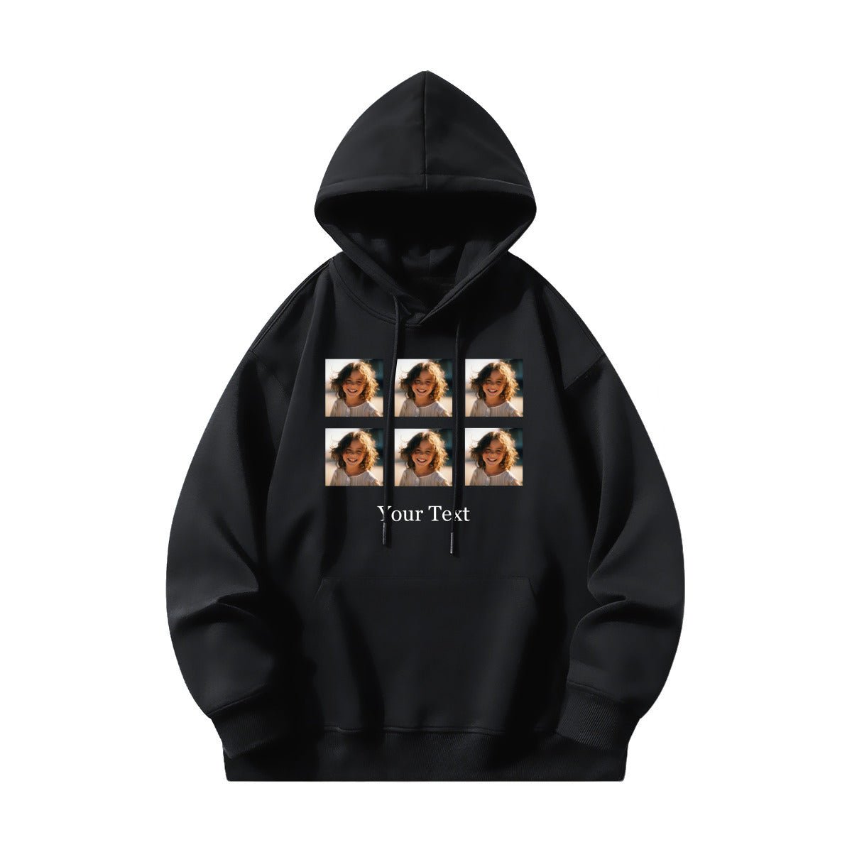 280g Custom Men's Hoodies - Personalized 6 - Photo & Text Sweatshirt - BuyEcEc