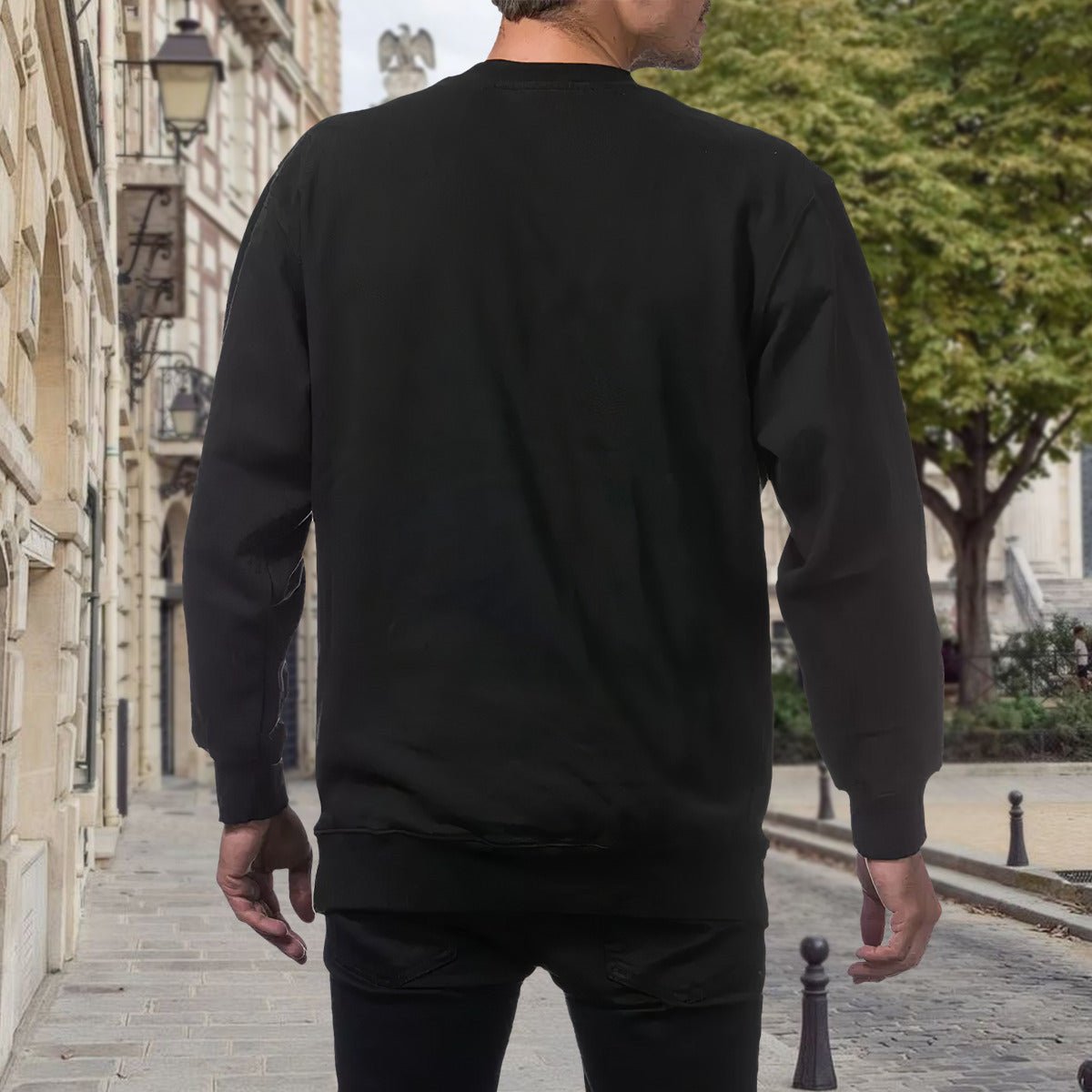 280g Personalized Crew Neck Sweatshirt - Men's, 6 Photos & Custom Text - Hoodies - BuyEcEc