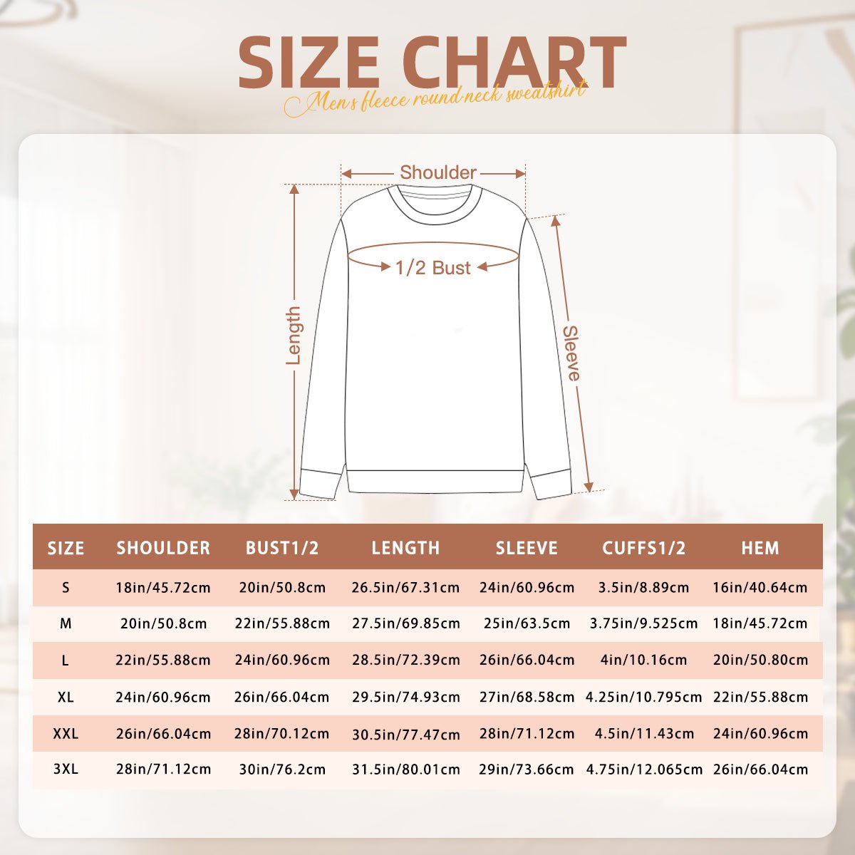 300g Heavyweight Custom Sweatshirt - Heat - Printed, Men's & 6 Photos - Hoodies - BuyEcEc