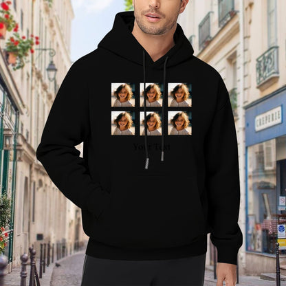 300g Men's Personalized Sweatshirt - 6 - Photo & Custom Text - Hoodies - BuyEcEc