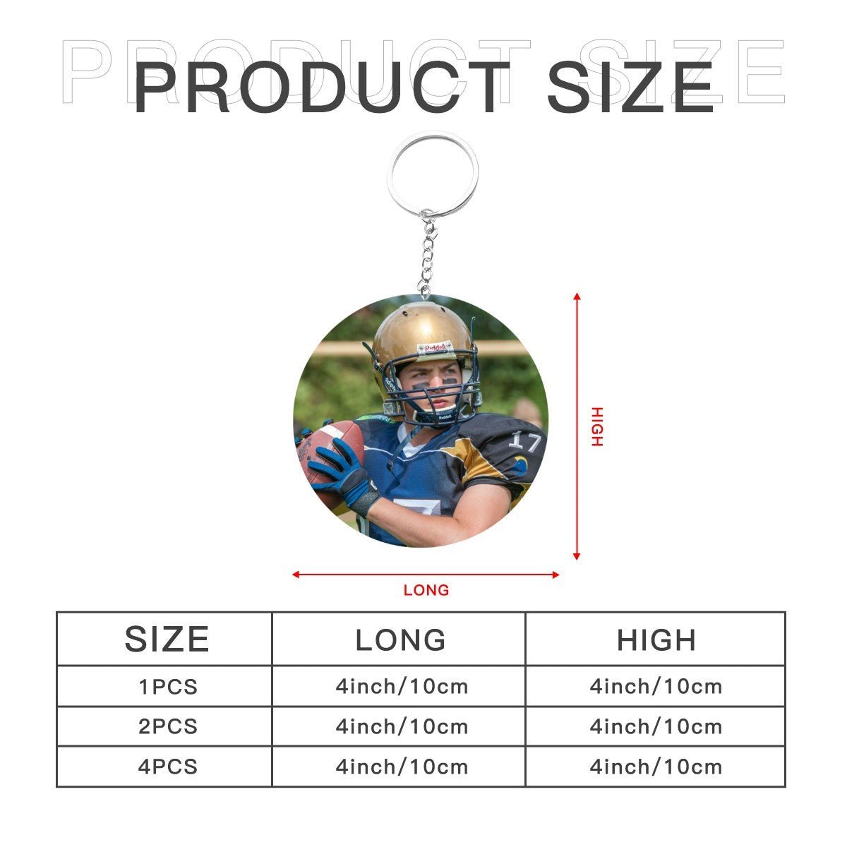 Acrylic Keychain (Custom Shape) - Gear - BuyEcEc