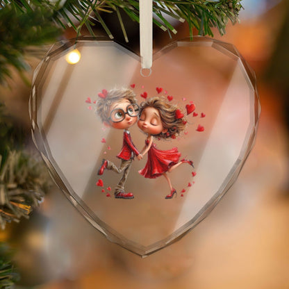 Artistic Crystal Heart Pendant | Designer Glass Ornament | BuyEcEc - Pendants & Ornaments - BuyEcEc