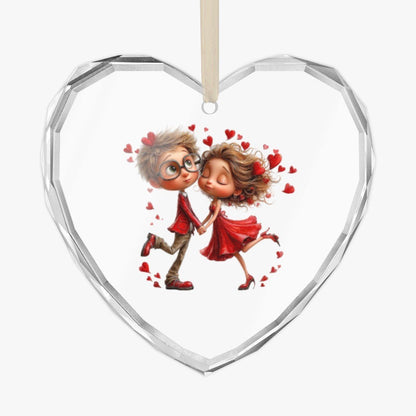 Artistic Crystal Heart Pendant | Designer Glass Ornament | BuyEcEc - Pendants & Ornaments - BuyEcEc