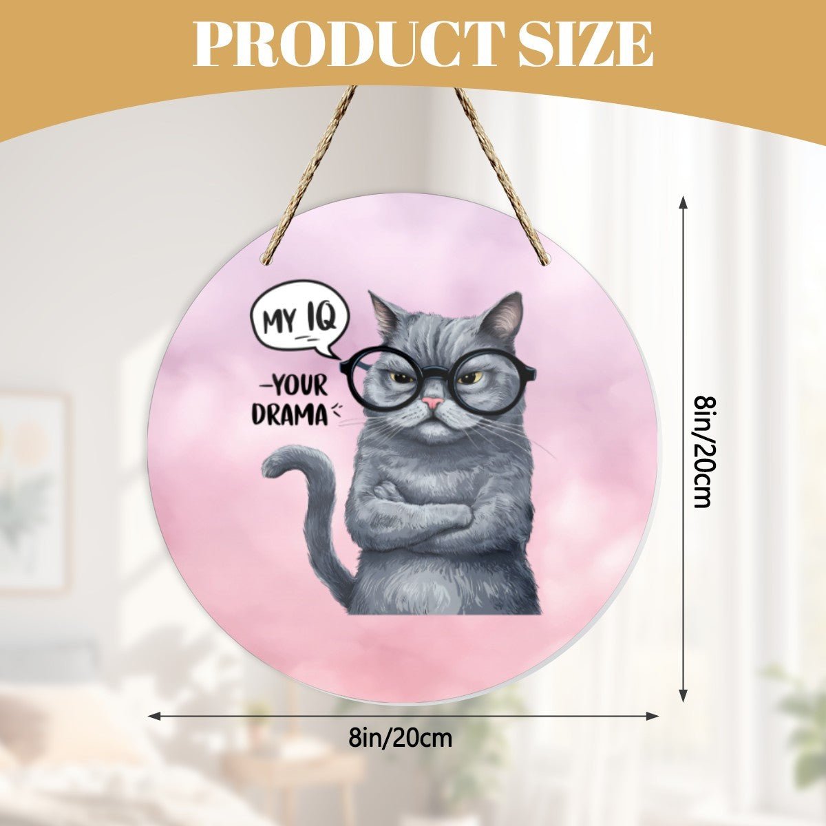  Artistic Round Acrylic Pendant | Mirror Light Catcher | BuyEcEc - Pendants & Ornaments - BuyEcEc