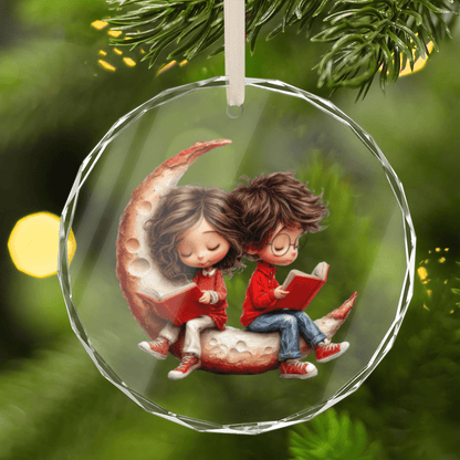 Artistic Round Glass Ornament | Designer Crystal Decor | BuyEcEc - Pendants & Ornaments - BuyEcEc