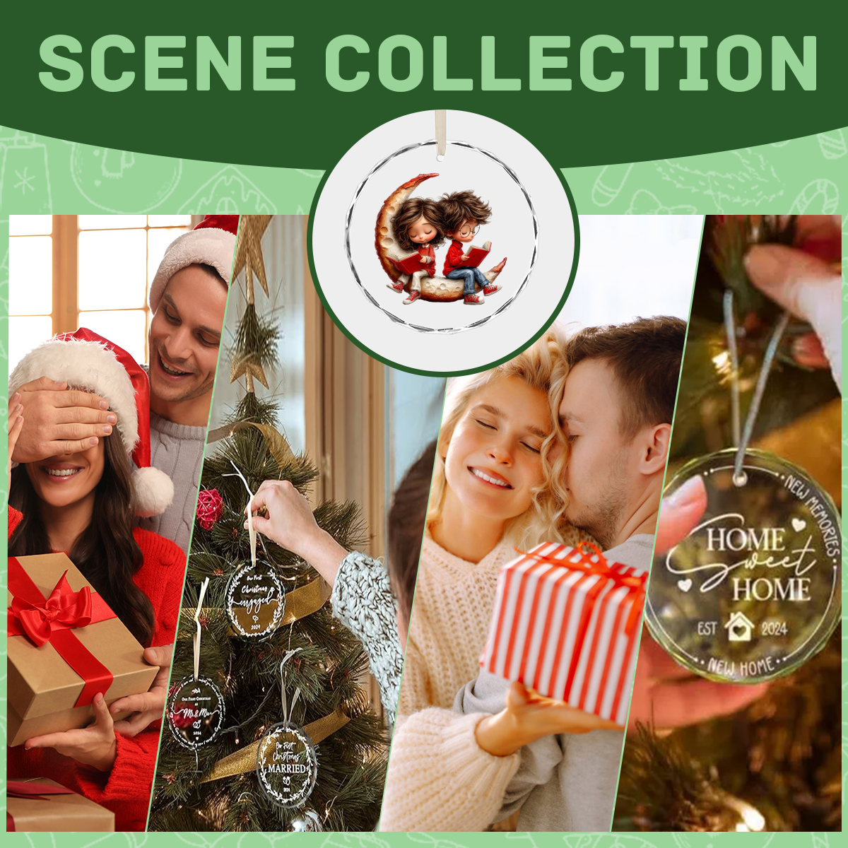 Artistic Round Glass Ornament | Designer Crystal Decor | BuyEcEc - Pendants & Ornaments - BuyEcEc