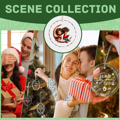 Artistic Round Glass Ornament | Designer Crystal Decor | BuyEcEc - Pendants & Ornaments - BuyEcEc