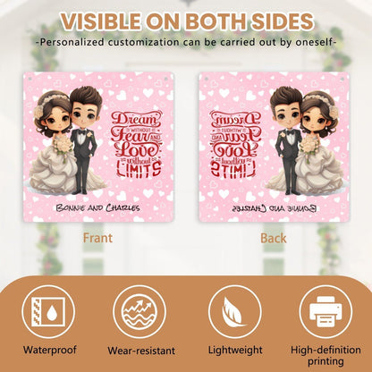 Artistic Square Acrylic Pendant | Designer Romantic Decor | BuyEcEc - Pendants & Ornaments - BuyEcEc