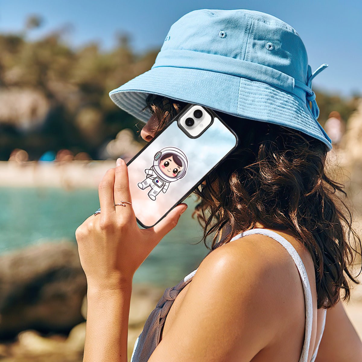 Astronaut Mirror Phone Case for iPhone 16 Plus: Explore the Universe - iphoneCases - BuyEcEc