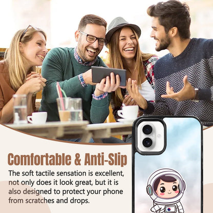 Astronaut Mirror Phone Case for iPhone 16 Plus: Explore the Universe - iphoneCases - BuyEcEc