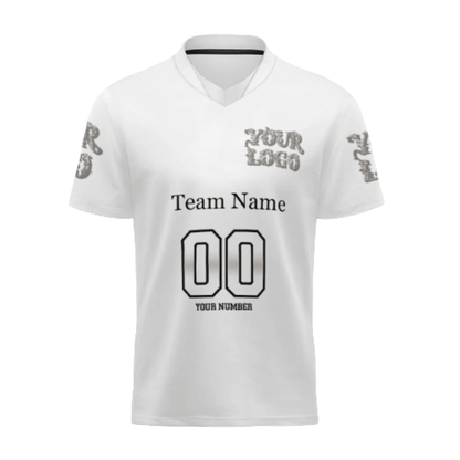 AW003 Custom V-Neck Men's Soccer Jersey – Team Name & Number Personalization - Apparel - BuyEcEc
