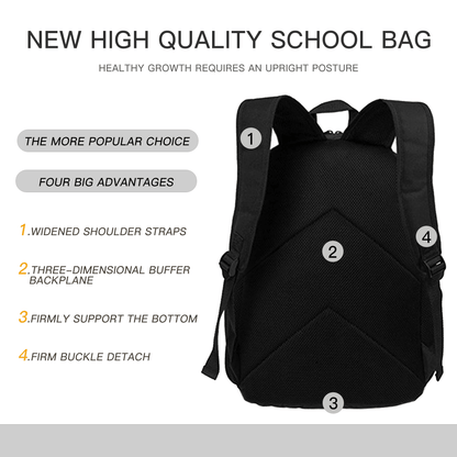 Backpack & Insulated Lunch Bag & Pencil Case Set – Custom Design - Storage - BuyEcEc