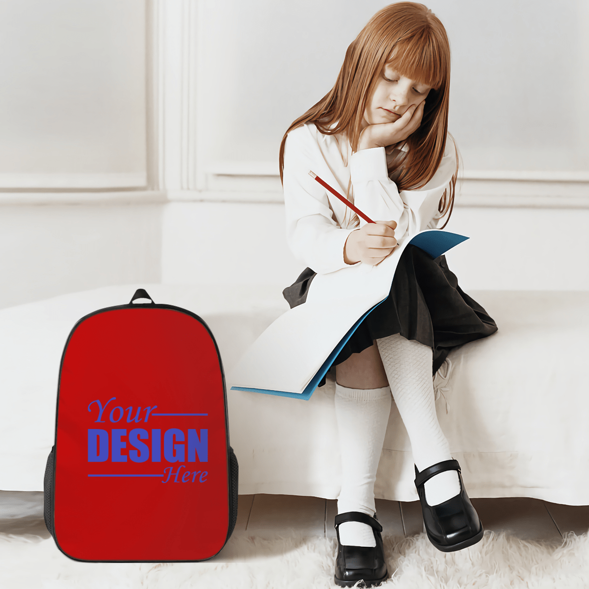 Backpack & Insulated Lunch Bag & Pencil Case Set – Custom Design - Storage - BuyEcEc