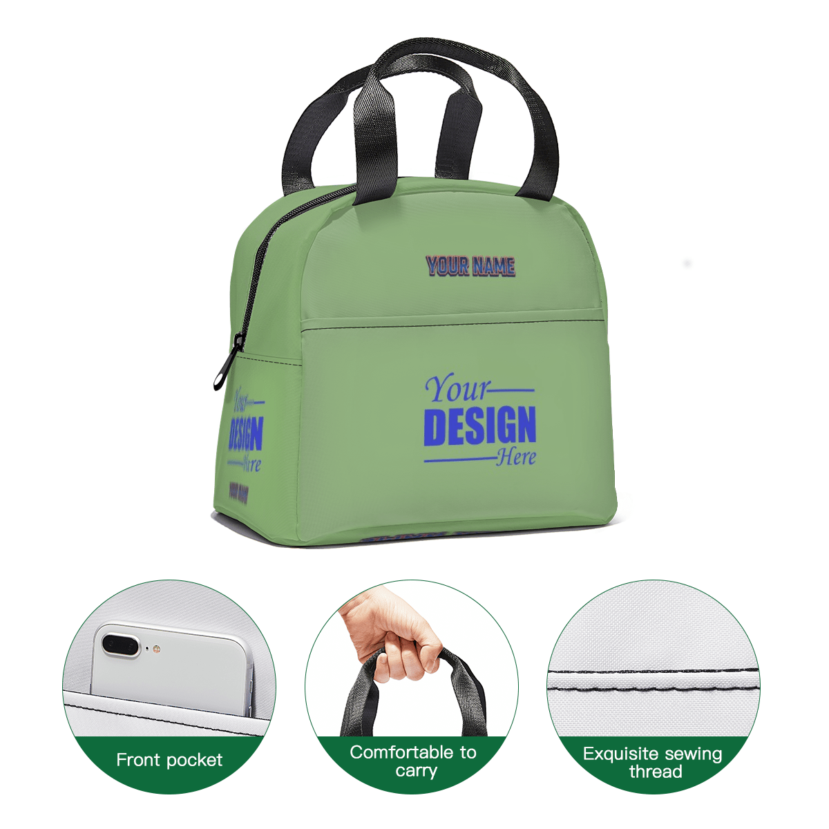 Backpack & Insulated Lunch Bag & Pencil Case Set – Custom Design - Storage - BuyEcEc