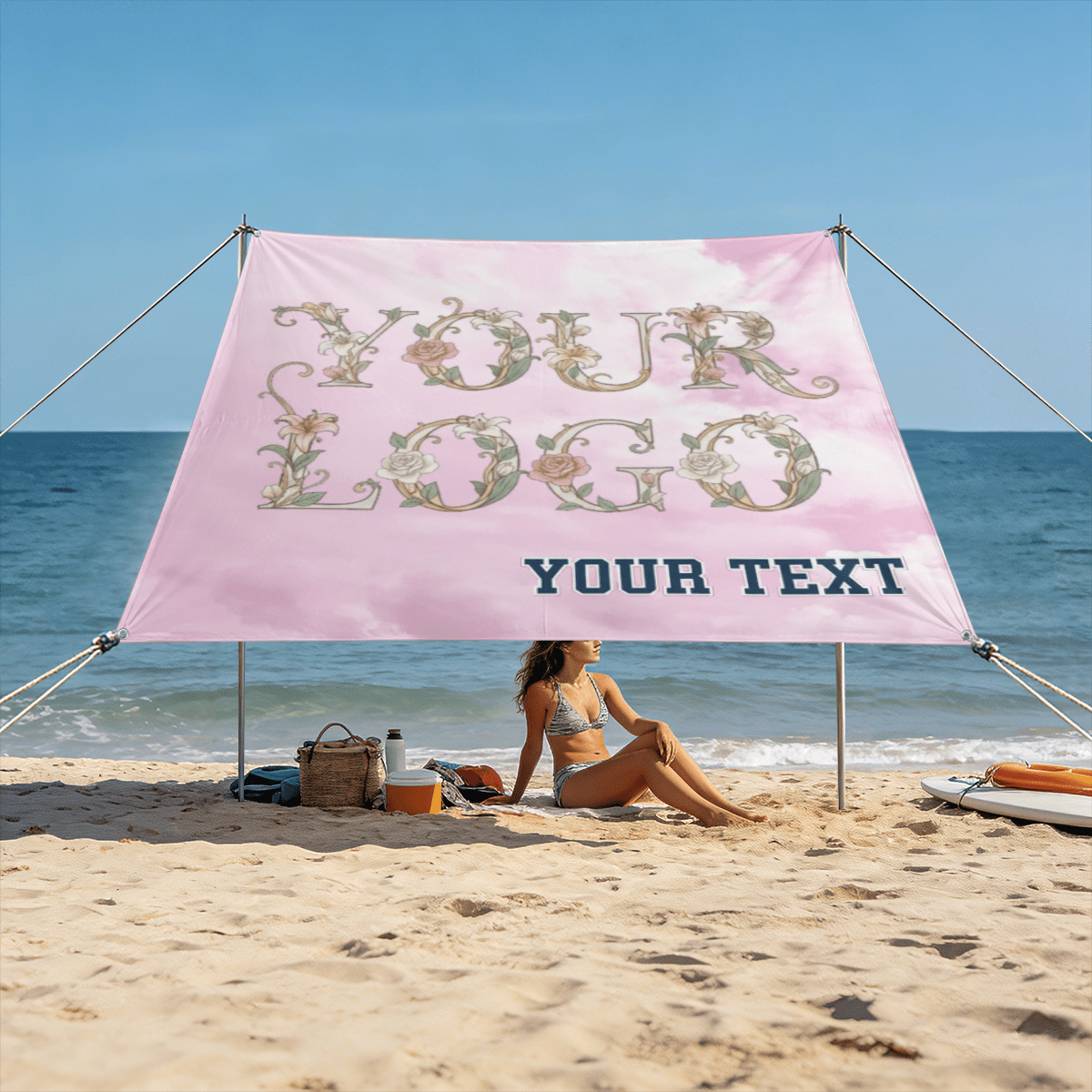 Beach Sunshade Cloth Polyester Heat Transfer - BuyEcEc