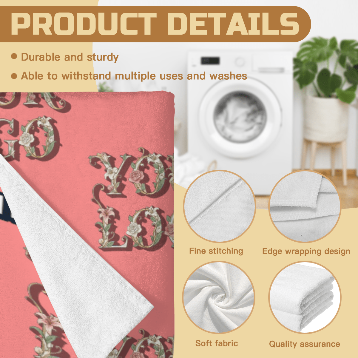 Beach Towel Cotton - Polyester Blend Heat Transfer - BuyEcEc
