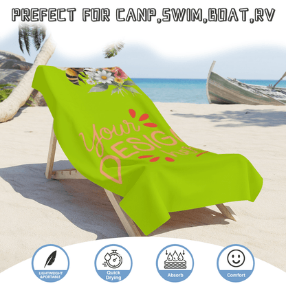 Beach Towel Microfiber Heat Transfer - BuyEcEc