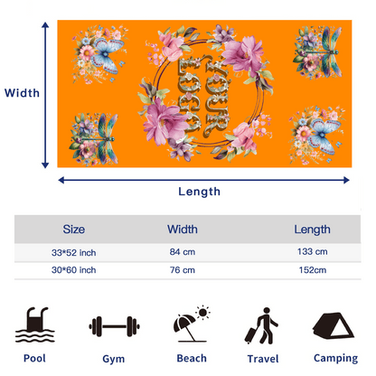 Beach Towel Microfiber Standard Heat Transfer - BuyEcEc