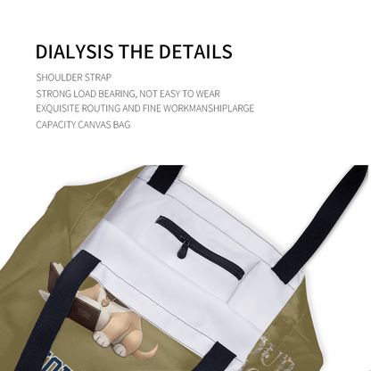Canvas Tote Bag – Custom Text (Dark) - Storage - BuyEcEc