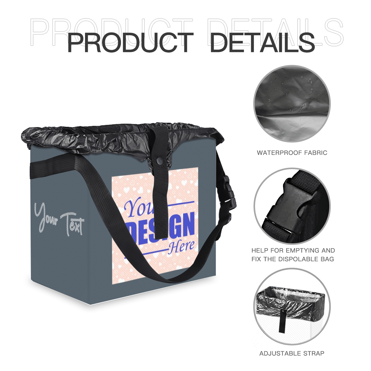 Car Trash Bin – Custom Design - Storage - BuyEcEc