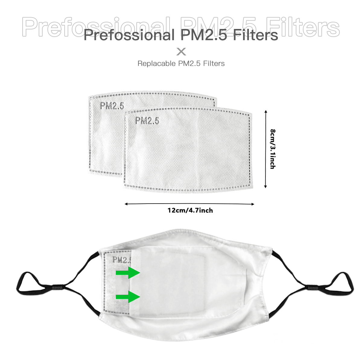Cup Mask with 16 Filters - Face Mask - BuyEcEc