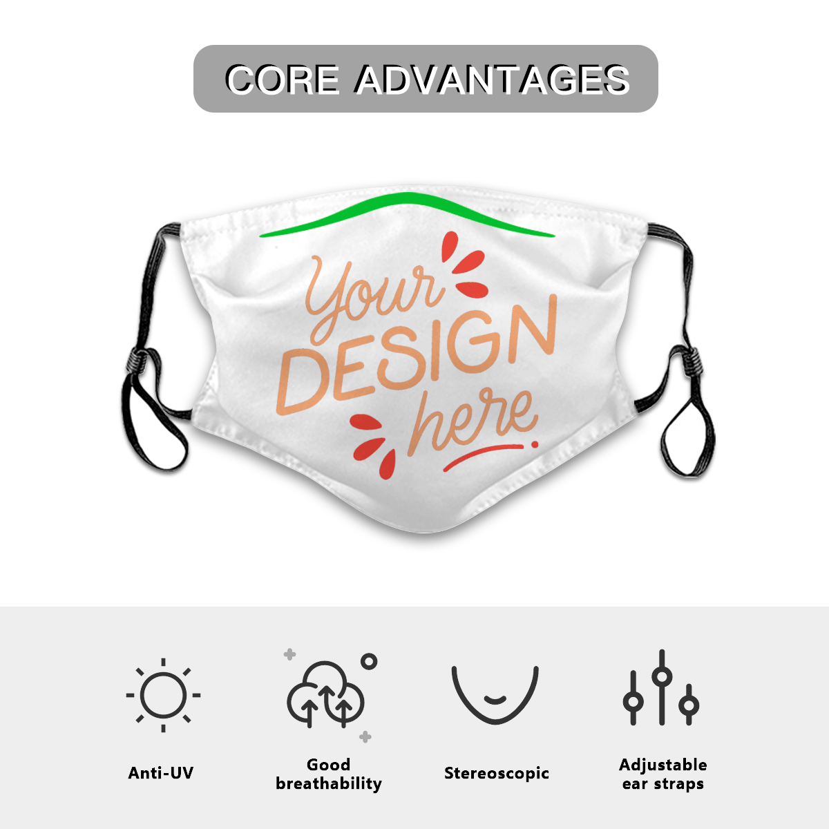Cup Mask with 16 Filters - Face Mask - BuyEcEc