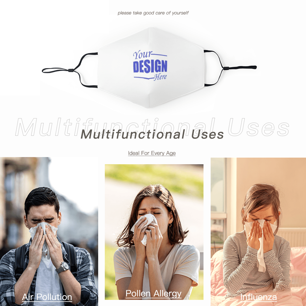 Cup Mask with Filter - Face Mask - BuyEcEc