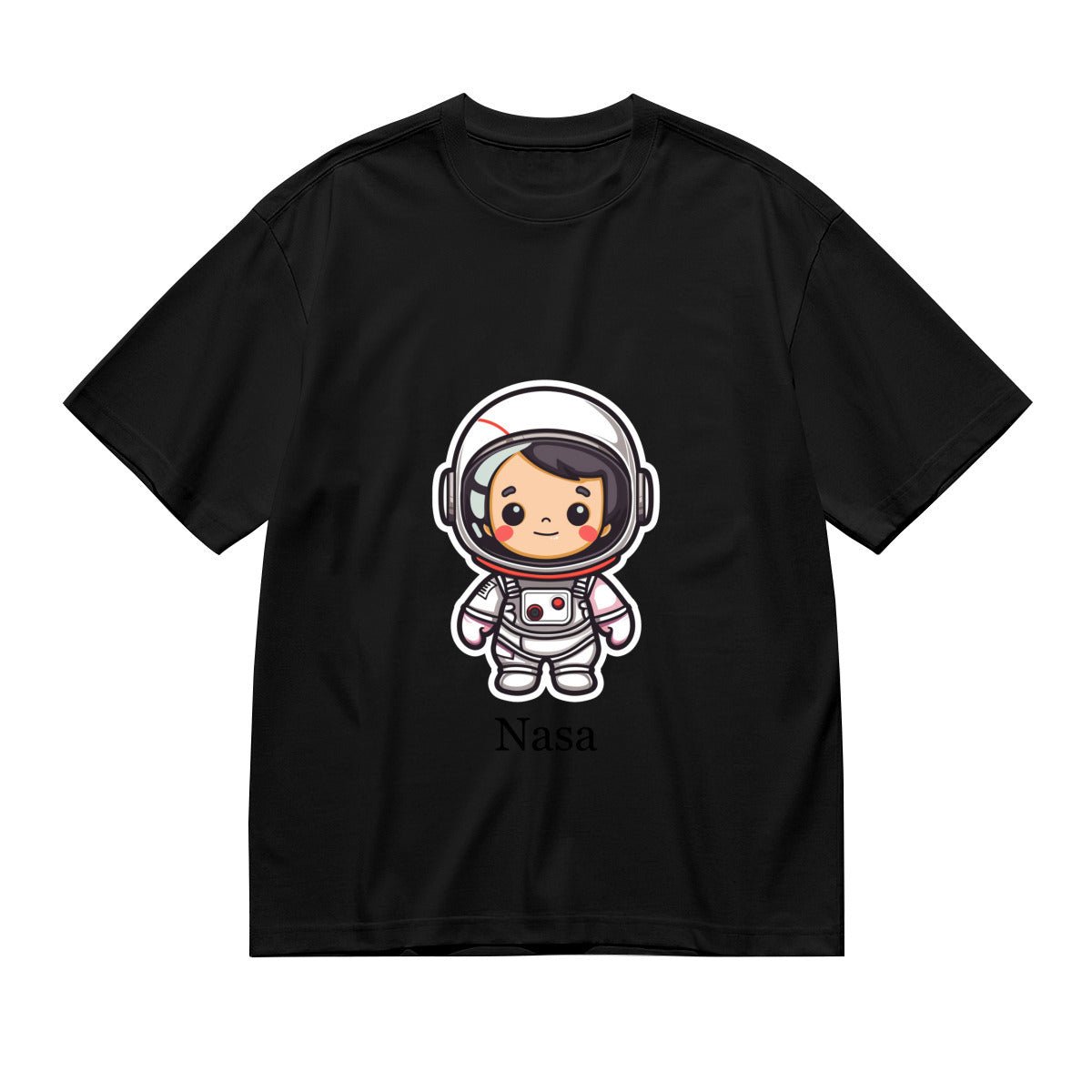 Custom Astronaut T-Shirt for Men (200g) - Astronaut & Text Tee - BuyEcEc