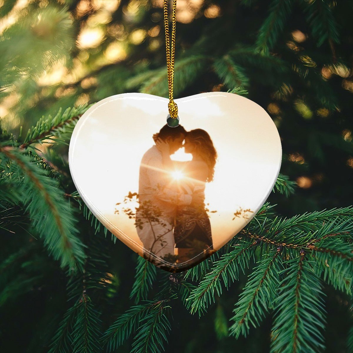 Custom Ceramic Heart Pendant | Photo Ornament | BuyEcEc - Pendants & Ornaments - BuyEcEc