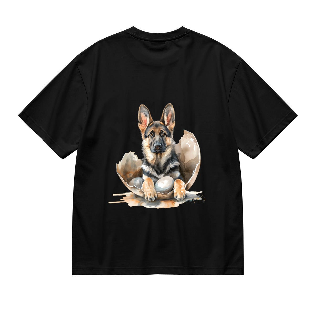 Custom German Shepherd T-Shirt for Men (200g) - Dog Graphic - BuyEcEc