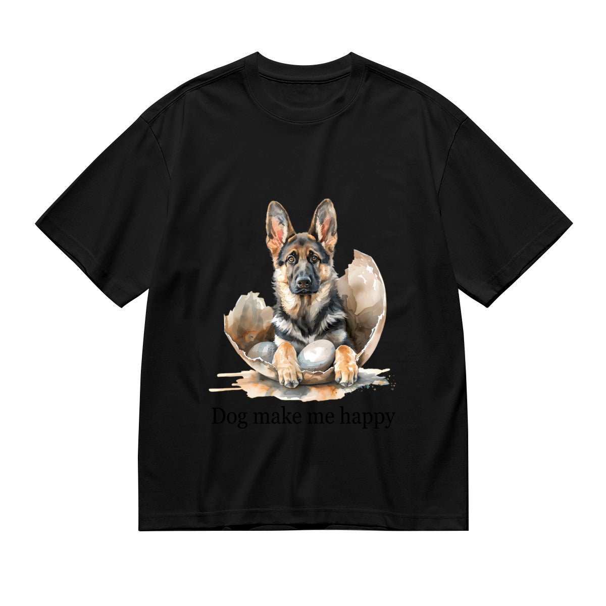 Custom German Shepherd T-Shirt for Men (200g) - Dog Graphic - BuyEcEc