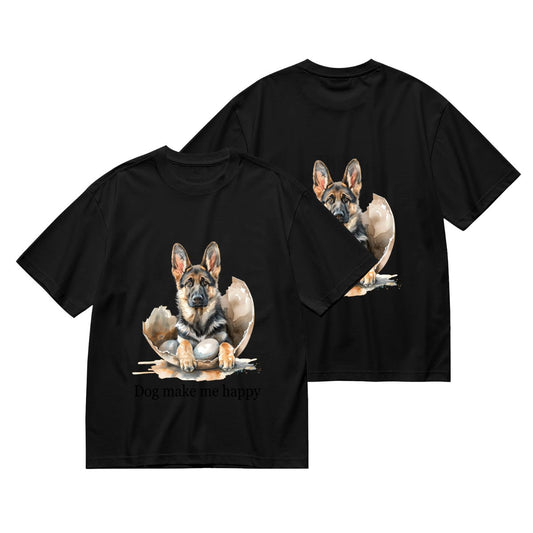 Custom German Shepherd T-Shirt for Men (200g) - Dog Graphic - BuyEcEc