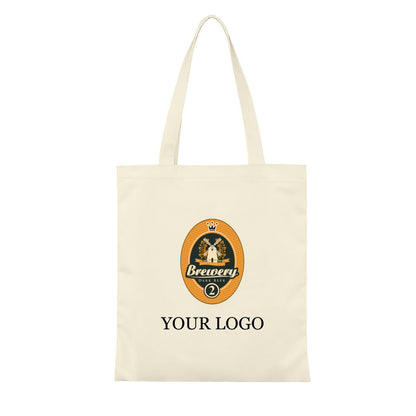 Custom Logo Canvas Tote Bag | Personalized Large Travel Bag - ToteBags - BuyEcEc